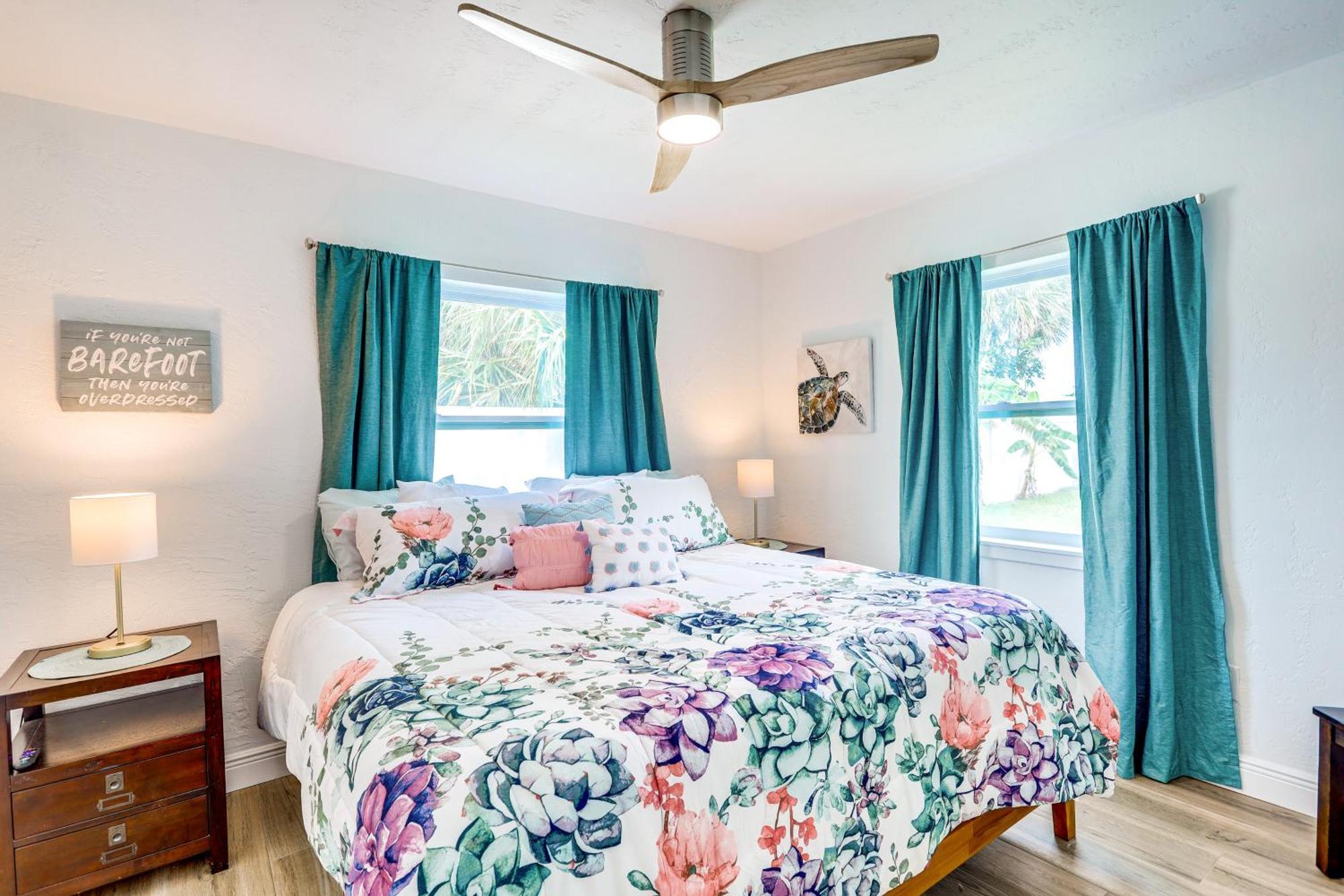 Pet-Friendly Cocoa Beach Home Walk To Beach! Exteriér fotografie